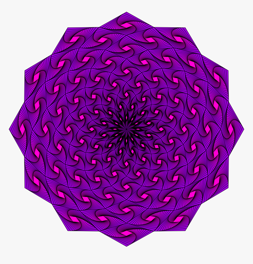 Weaving Iris Mandala Clip Arts - Umbrella, HD Png Download, Free Download