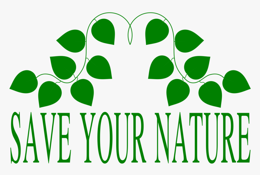 Plant,grass,leaf - Save Nature Logo Png, Transparent Png, Free Download