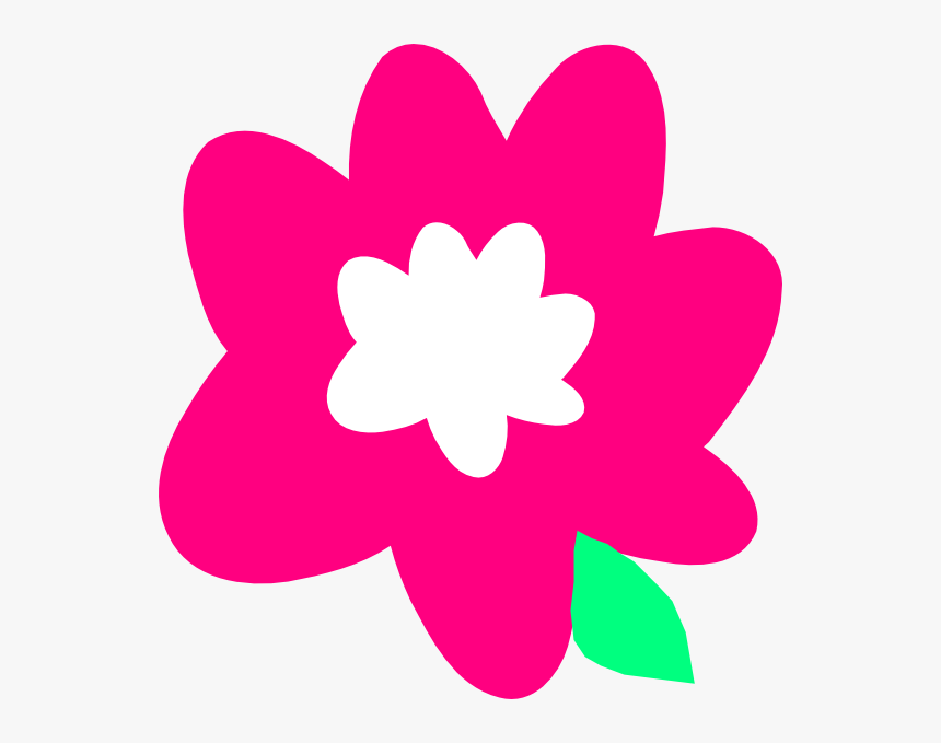 Pink Flowers Cartoon - Png Cartoon Flower Vector, Transparent Png, Free Download