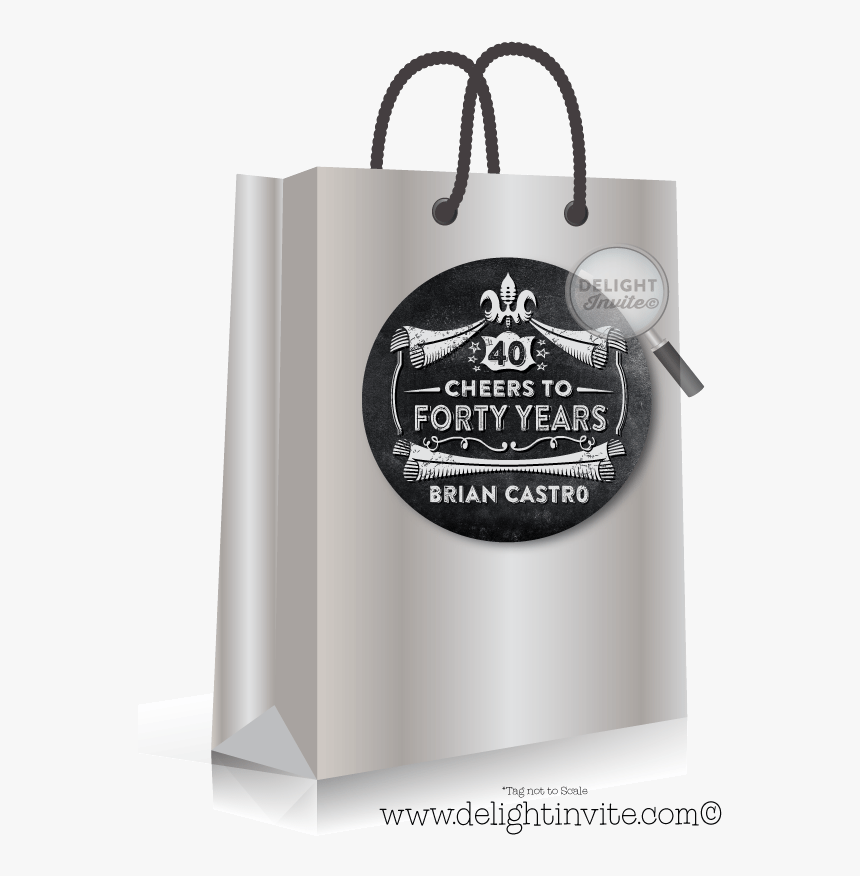 Transparent 40th Birthday Png - Tote Bag, Png Download, Free Download