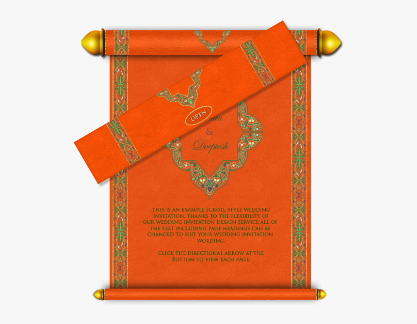 Designs Romeo Landinez Co Ⓒ - Hindu Wedding Card Designs, HD Png Download, Free Download