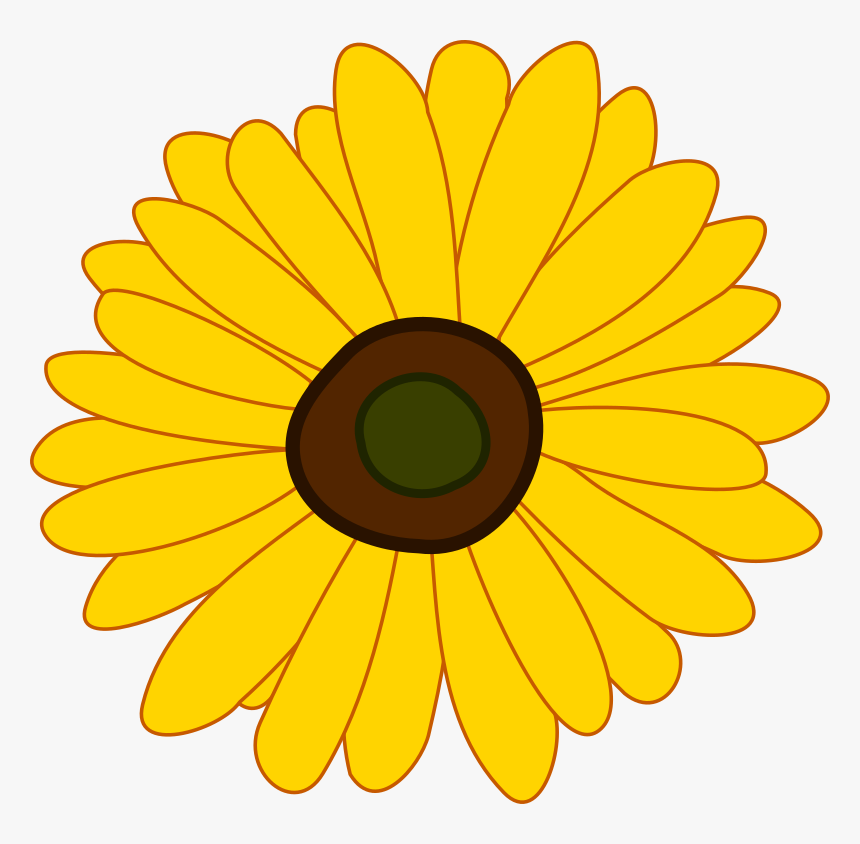 Transparent Background Sunflower Clipart, HD Png Download, Free Download