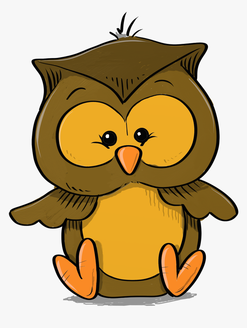 Owl Cartoon Png - Owl Bird Cartoon Png, Transparent Png, Free Download