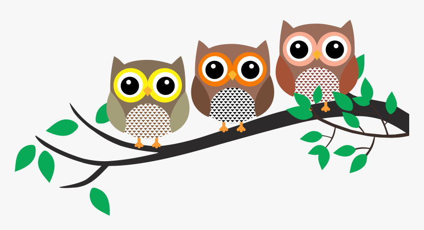 Tree Branch Owl Clip Art, HD Png Download, Free Download