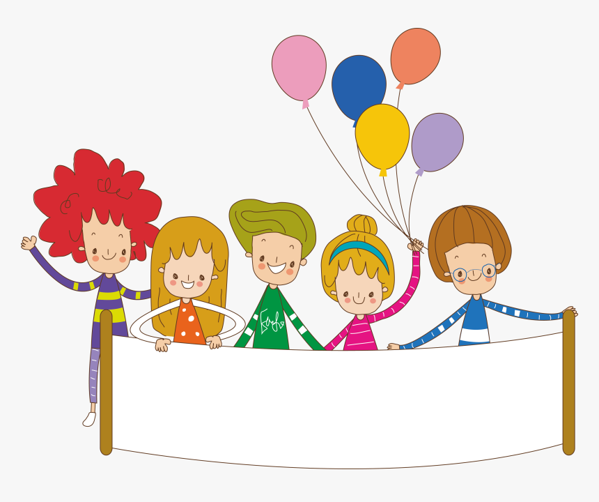 Transparent Happy Birthday Vector Png - Balloon Kids Png, Png Download, Free Download