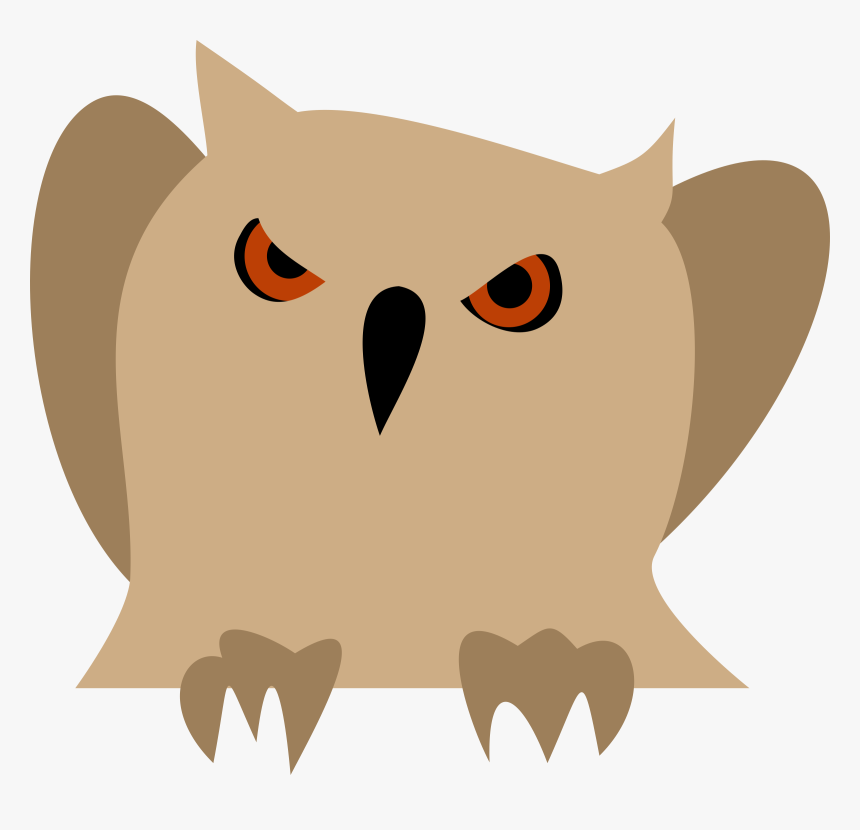 Disappointed Owl Clip Arts - Angry Owls Clipart, HD Png Download, Free Download