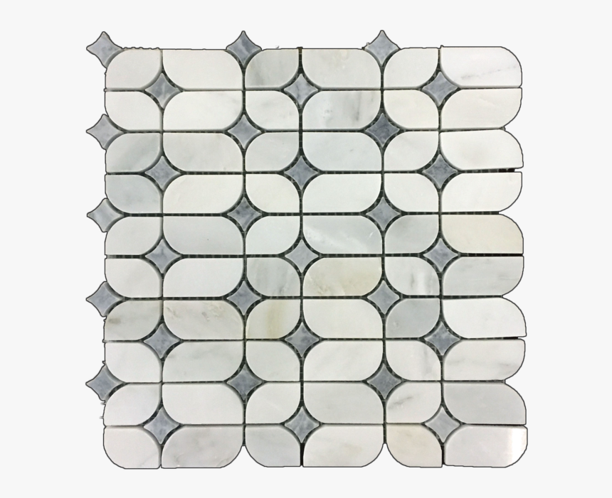 Starlight Pearl White With Pacific Gray Polished - Tile, HD Png Download, Free Download