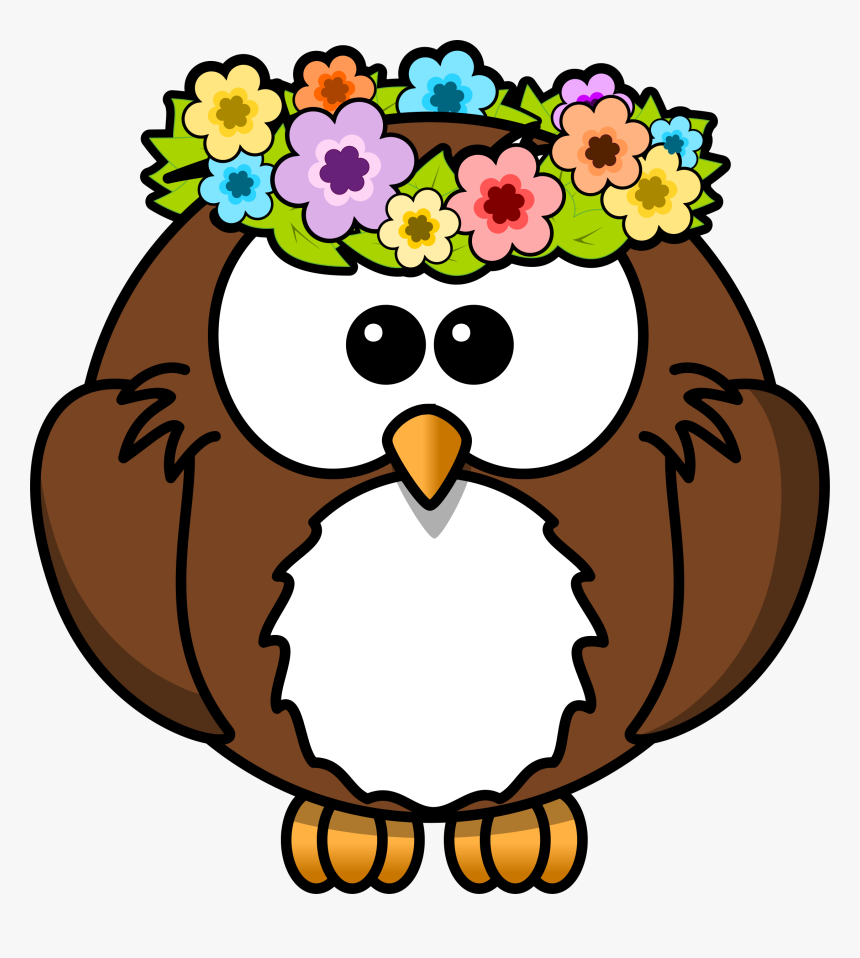 May Clipart Owls - Cartoon Owl, HD Png Download, Free Download