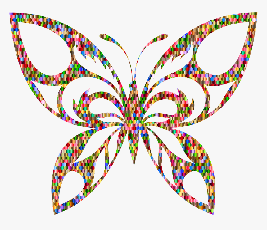 Colors Clipart Transparent - Red Butterfly Clipart Red Transparent Background, HD Png Download, Free Download