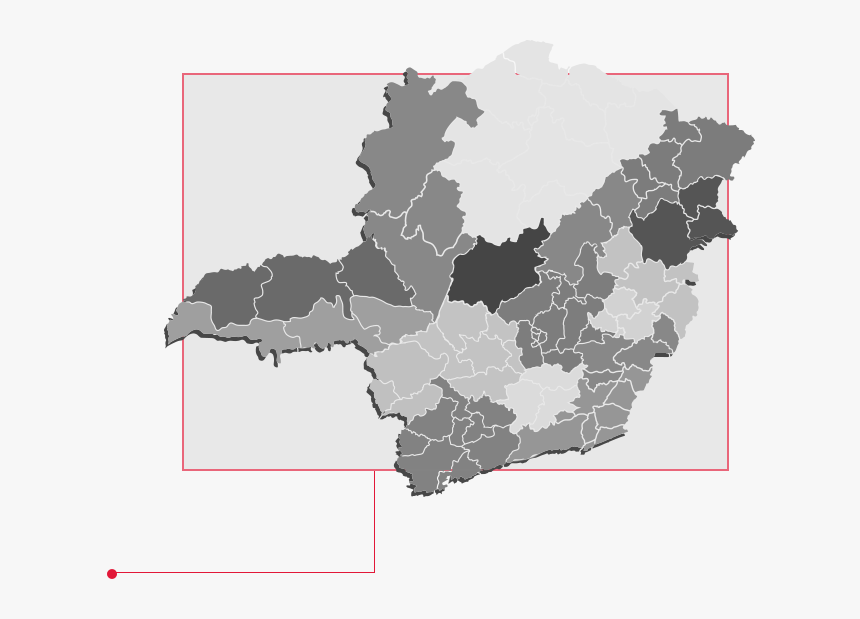 Transparent Mapa Do Brasil Png - Mapa Do Leste De Minas, Png Download, Free Download