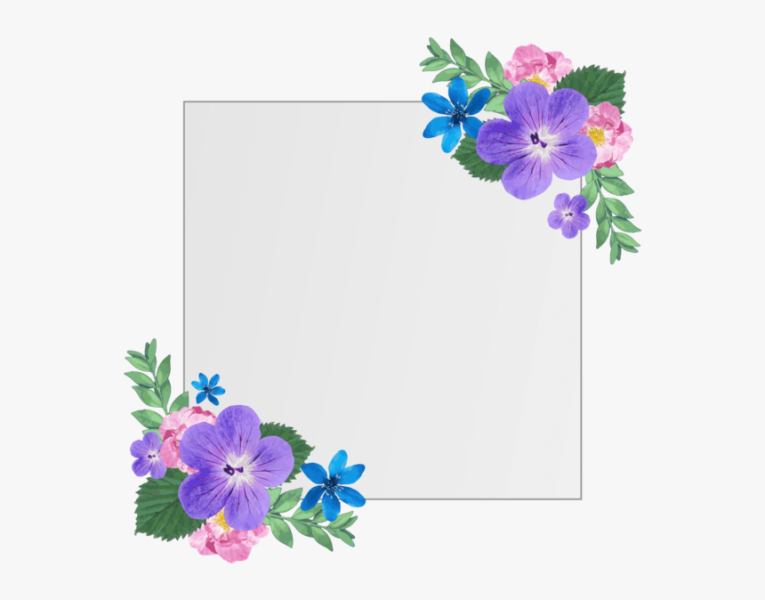 Flower Frame Png Image Free Download Searchpng - Flower Frame Png, Transparent Png, Free Download