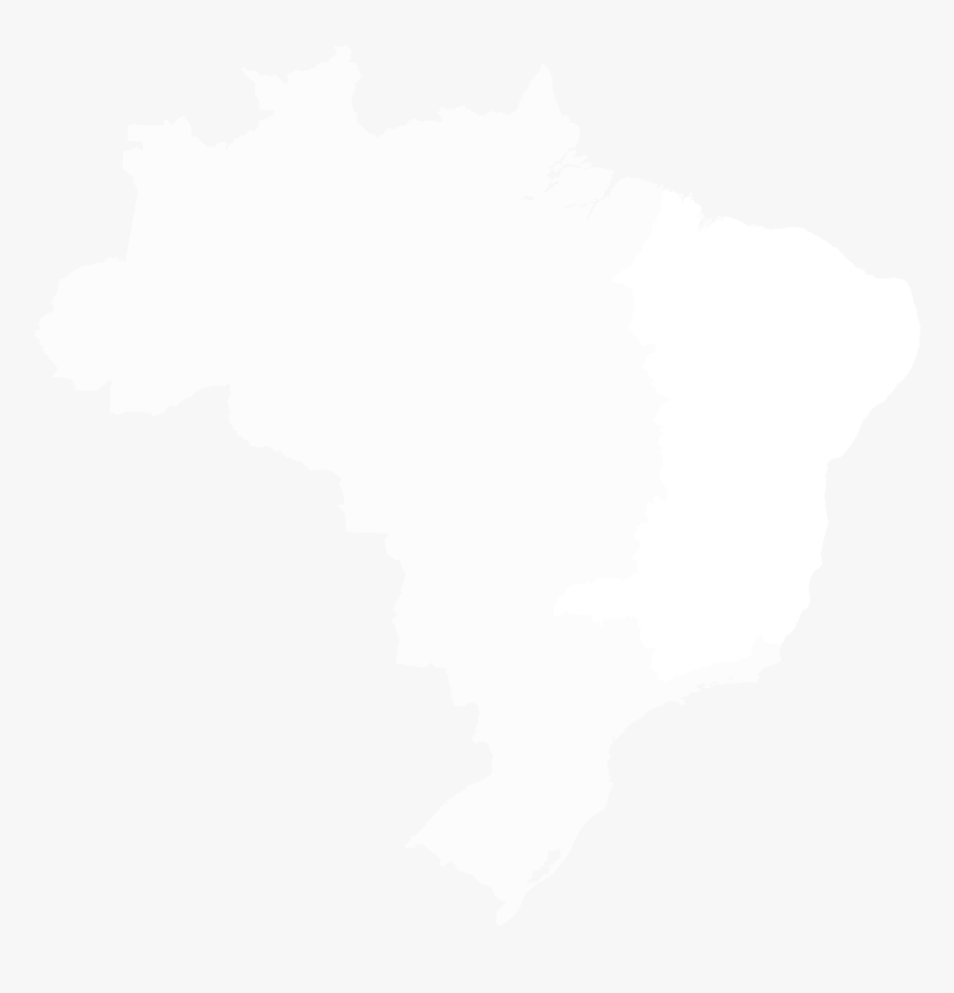 Brazil Map Grey Transparent, HD Png Download, Free Download