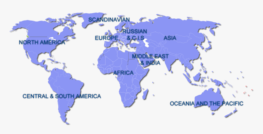 Mapa Mundo - World Map In One Color, HD Png Download, Free Download