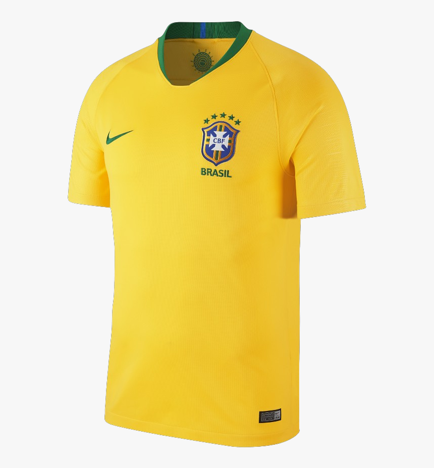 Brazil World Cup 2018 Home Jersey"
 Title="brazil World - Brazil Soccer Jersey 2018, HD Png Download, Free Download