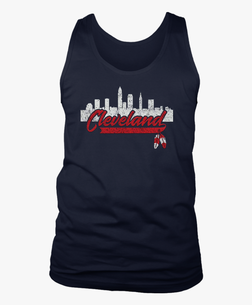 Cleveland Shirt Cleveland Skyline Native American Feather - T-shirt, HD Png Download, Free Download