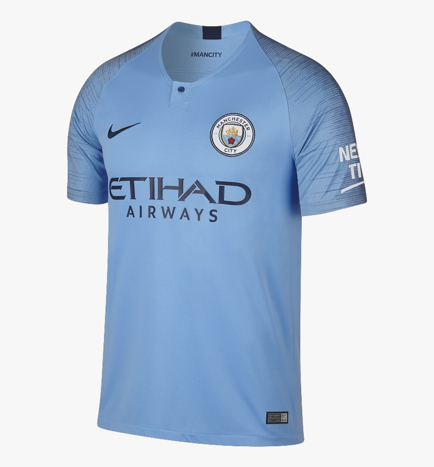 Manchester City 18/19 Home Jersey"
 Title="manchester - Manchester City Jersey 2019, HD Png Download, Free Download