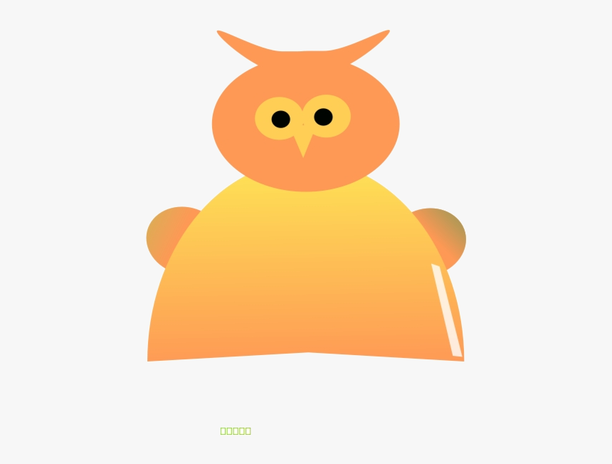 Yellow Owl Eared Clipart Vector Clip Art Royalty Cartoon - Cartoon, HD Png Download, Free Download