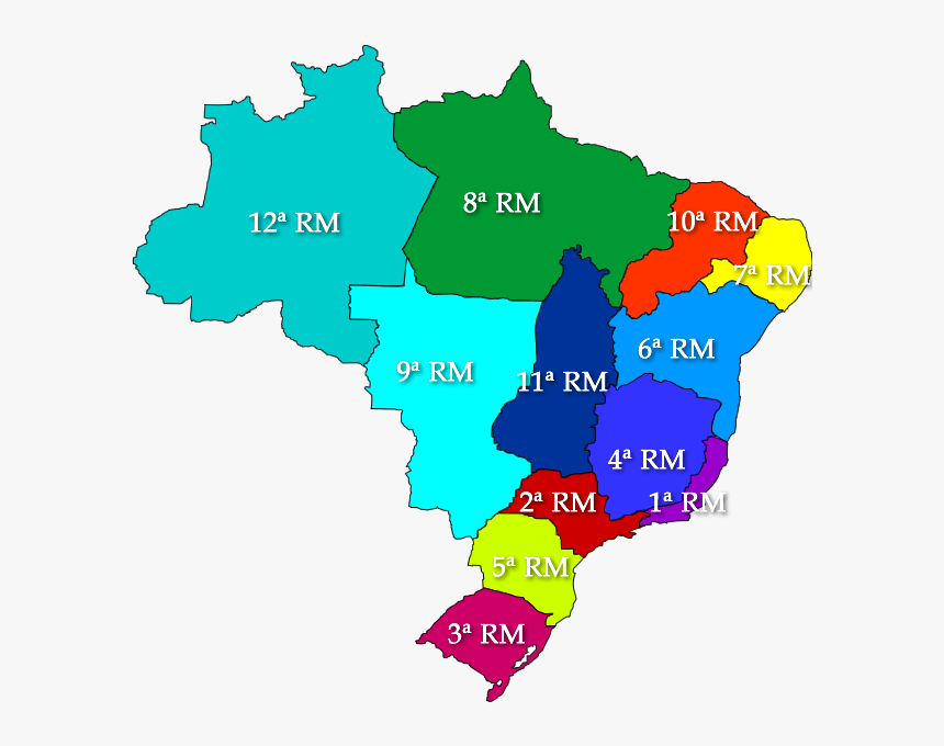 Regiões Militares - Epidemiologia Da Anemia Falciforme Brasil, HD Png Download, Free Download