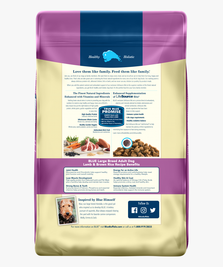 blue buffalo large breed adult dog food