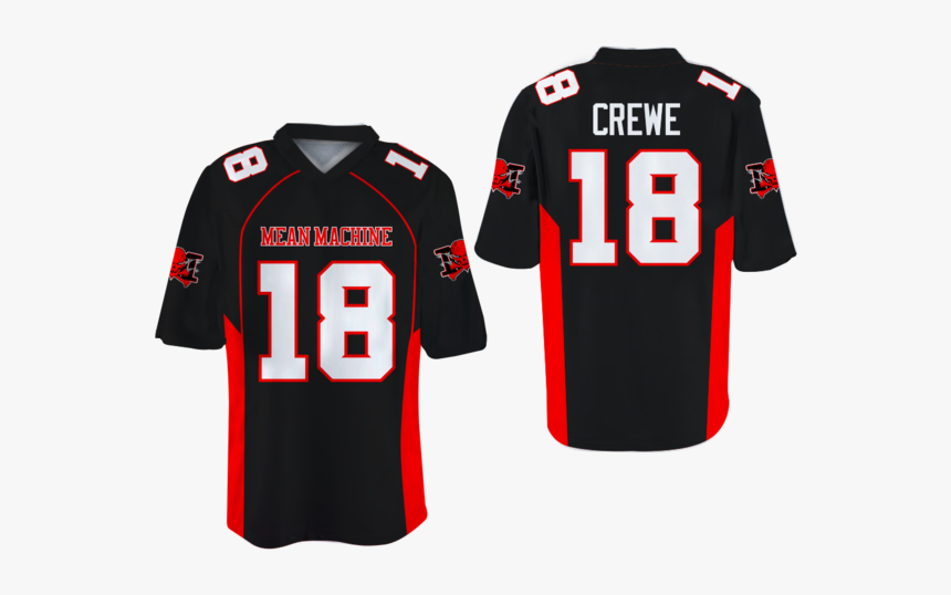 Mean Machine Convicts Football Jersey Includes Patches - Crewe Mean Machine Jersey, HD Png Download, Free Download