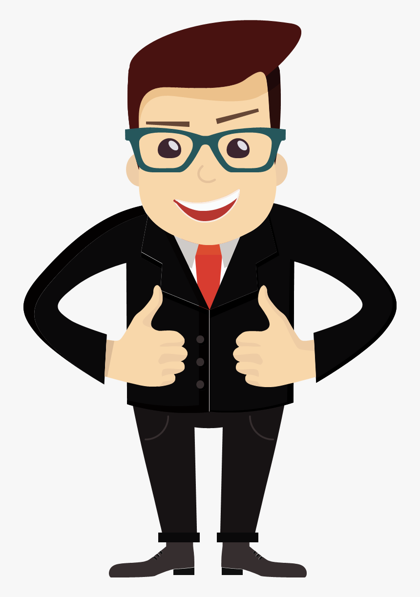 Transparent Businessman Vector Png - Confidence Vector Png, Png Download, Free Download