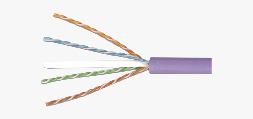 Bobina De Cable Utp De 4 Pares, Cat6, Ls0h , Color - Twisted Pair, HD Png Download, Free Download