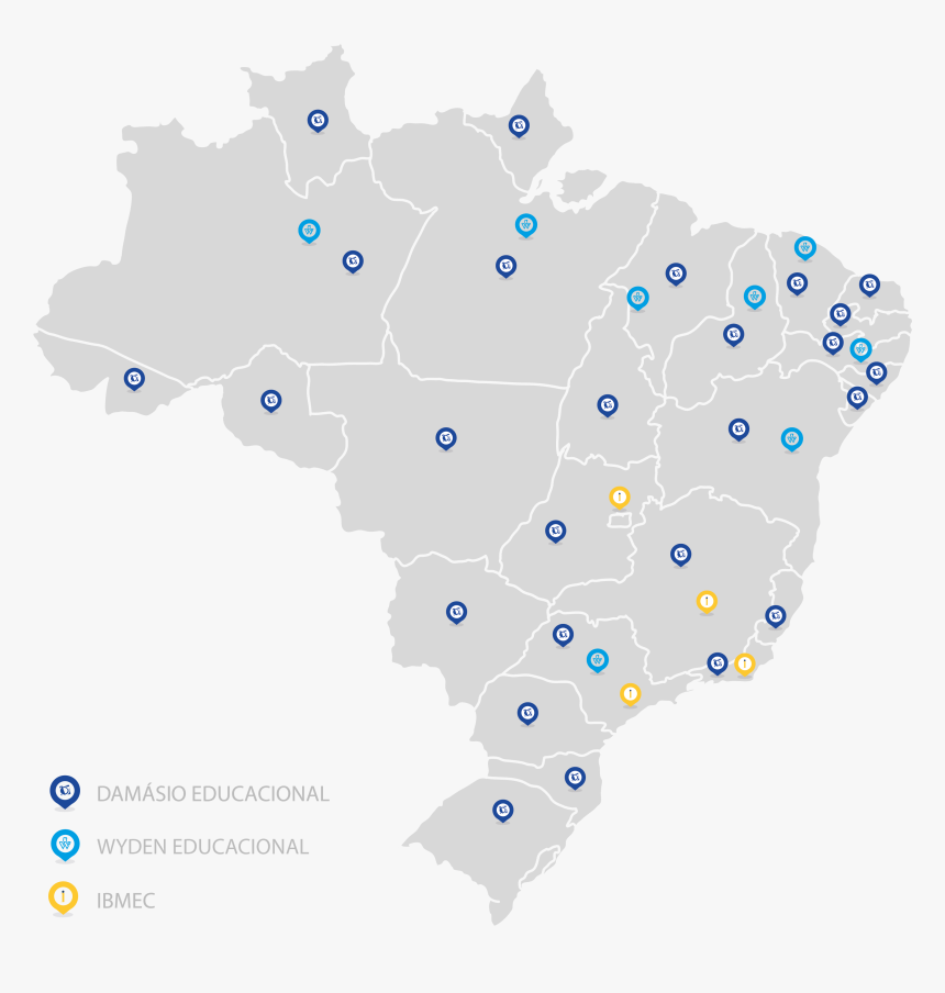 Adtalem No Brasil - Map, HD Png Download, Free Download