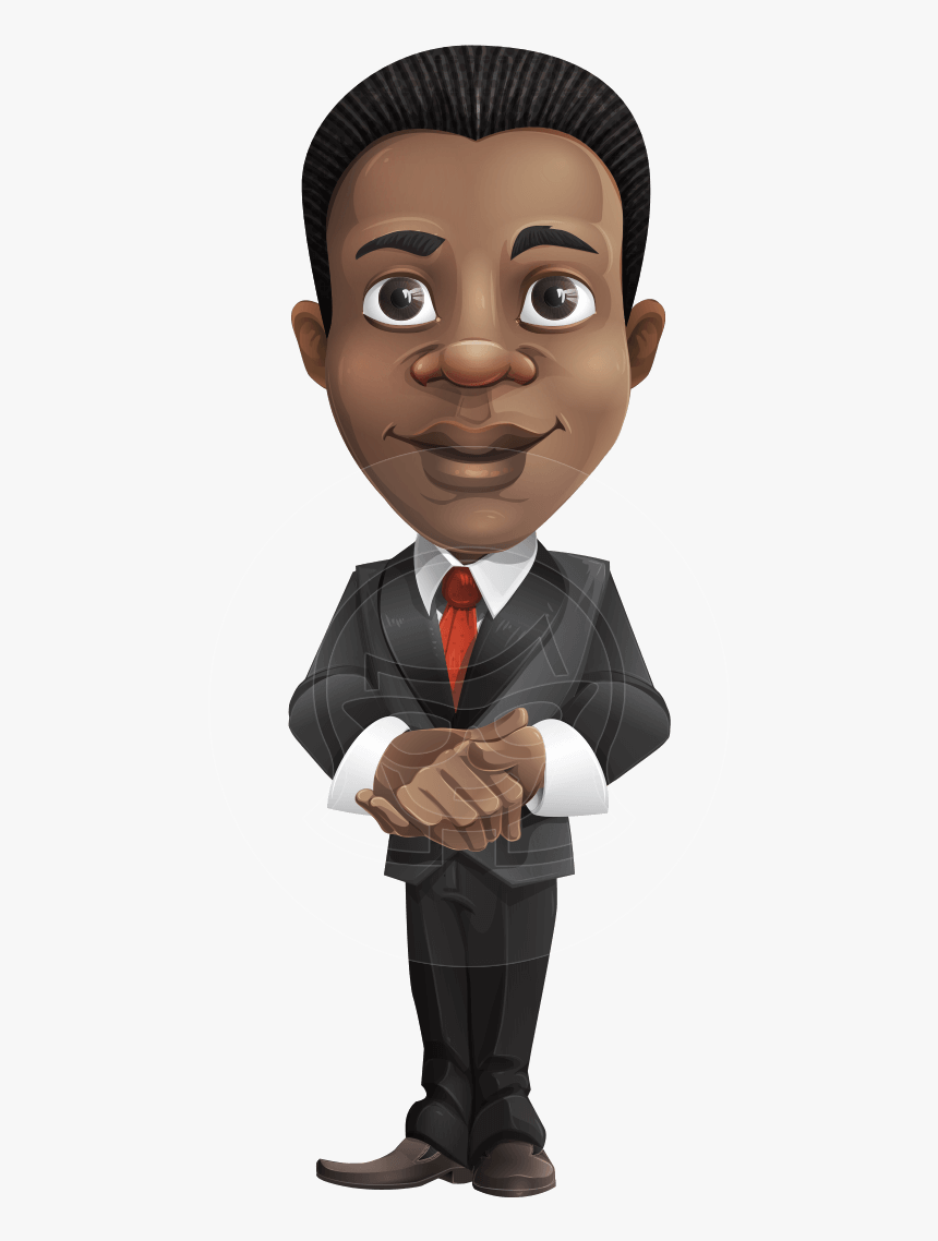 Chris The Business Whiz - Afro American Business Man, HD Png Download, Free Download