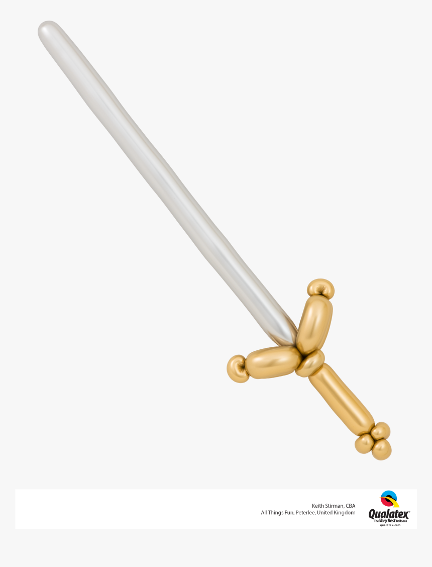 Transparent Sword Png Transparent - Balloon Sword Png, Png Download, Free Download