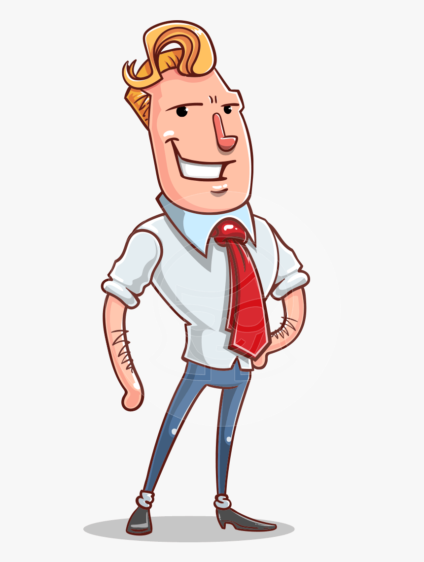 Vector Businessman Cartoon Character Design - Animation Character Design  Pack, HD Png Download - kindpng