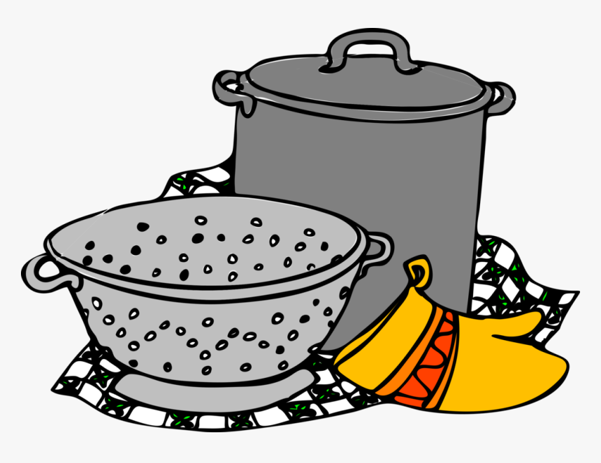 Clip Art Kitchen Utensils Clipart Free - Cooking Pots Clipart, HD Png Download, Free Download