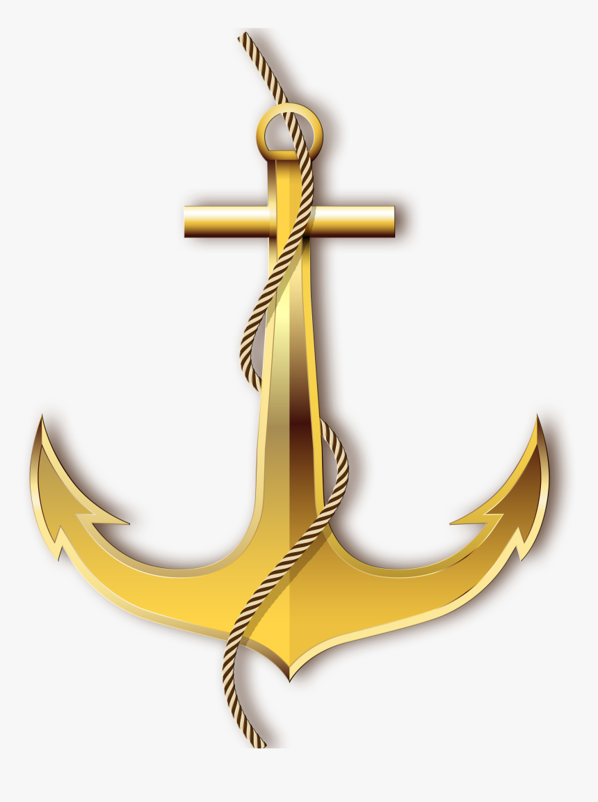 Picture Black And White Library Art Anchors Transprent - Anchor Png Hd, Transparent Png, Free Download