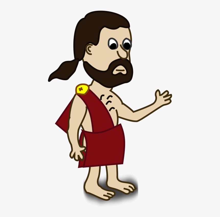 Transparent Character Vector Png - Ancient Greek Person Cartoon, Png Download, Free Download