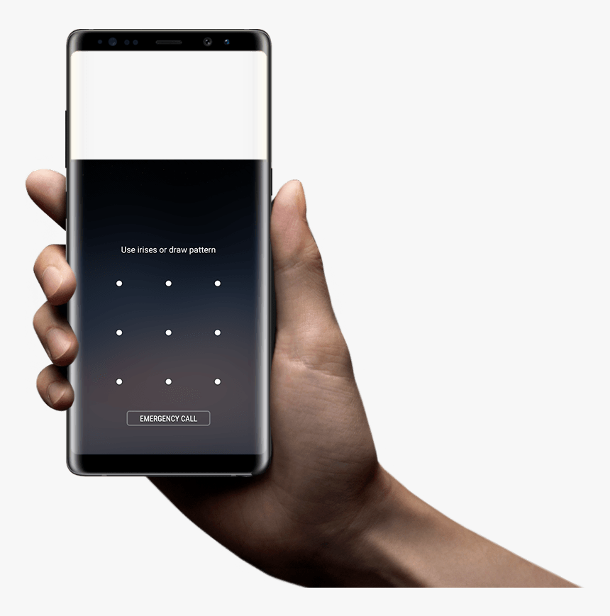 Holding Samsung Note 8, HD Png Download, Free Download