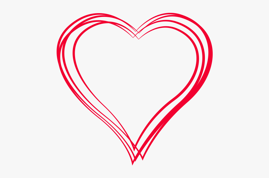 Sketch Heart Png Transparent - Heart Love Background Sketch, Png Download, Free Download