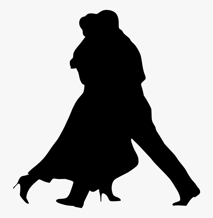 Ballroom Dancing Silhouette Png, Transparent Png, Free Download