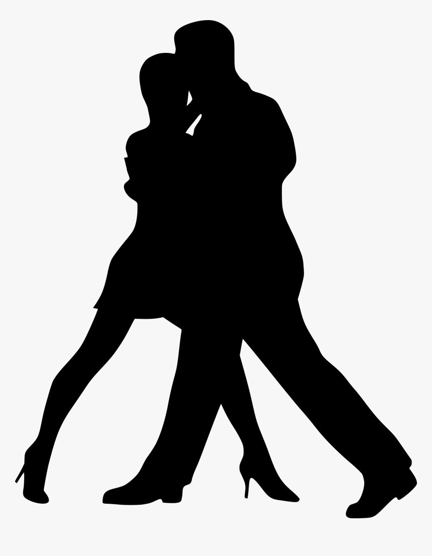 Clipart Dance Couple Dance - Png Silhouette Ballroom Dancers, Transparent Png, Free Download