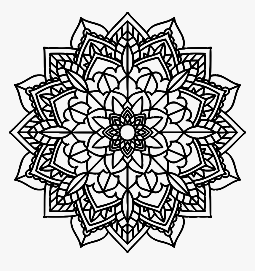 Mandala Clipart Small - Free Mandalas, HD Png Download, Free Download