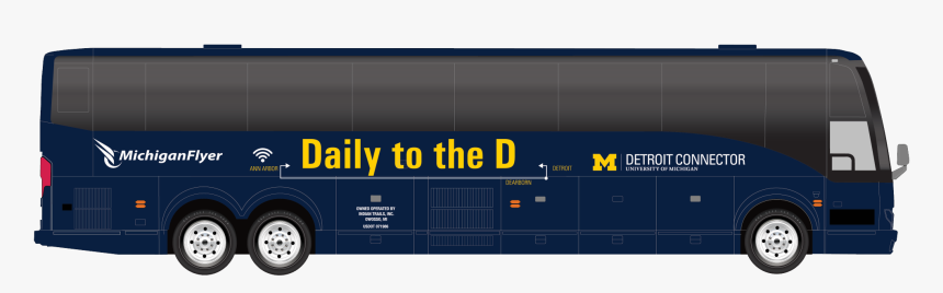 University Of Michigan Bus, HD Png Download, Free Download