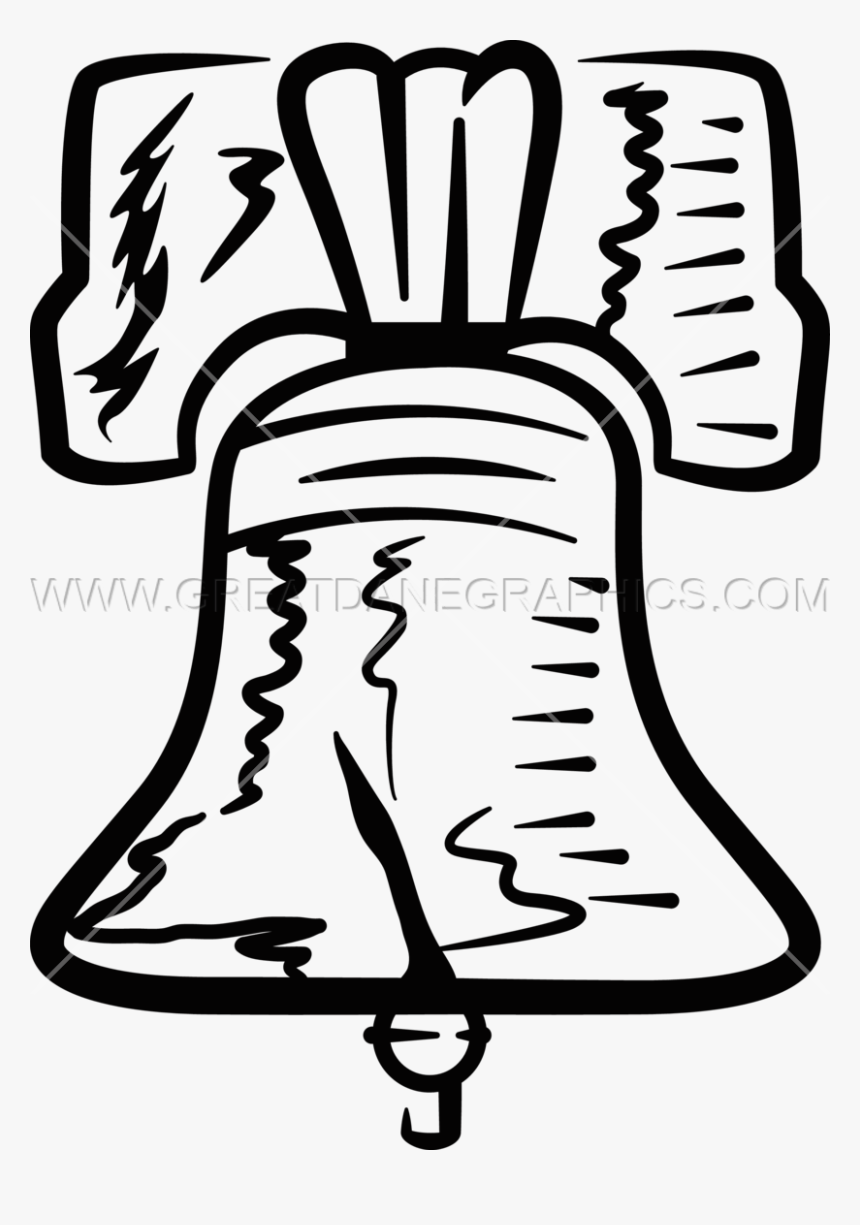 Graphic Freeuse Stock Liberty Bell Clipart Black And - Liberty Bell Clip Art, HD Png Download, Free Download