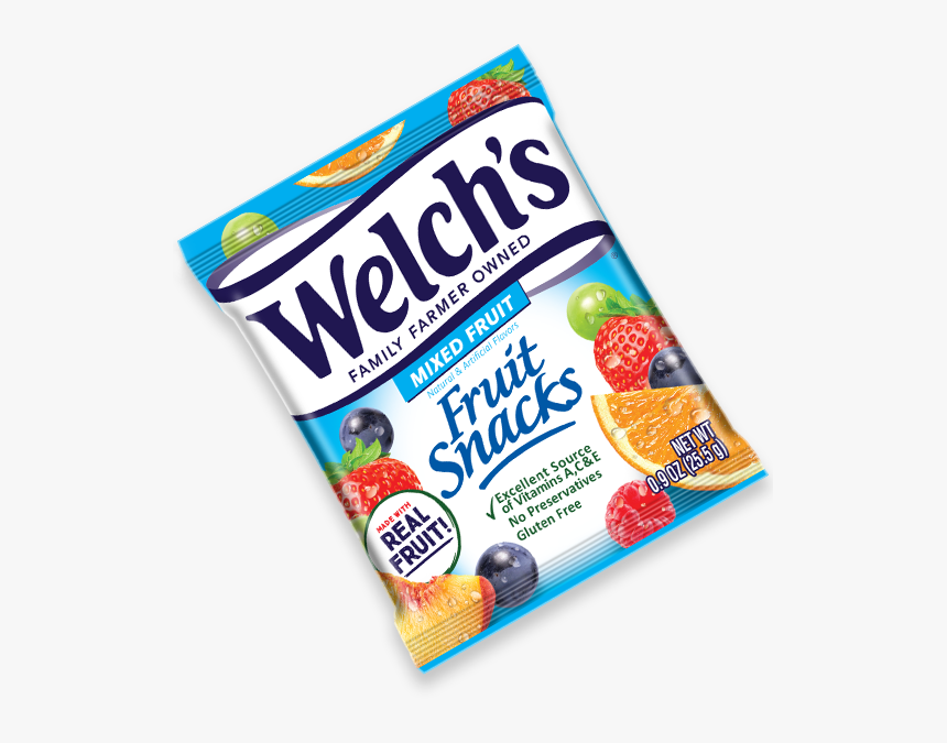 Mixed Fruit Snacks - Welch's Fruit Snacks Transparent, HD Png Download, Free Download