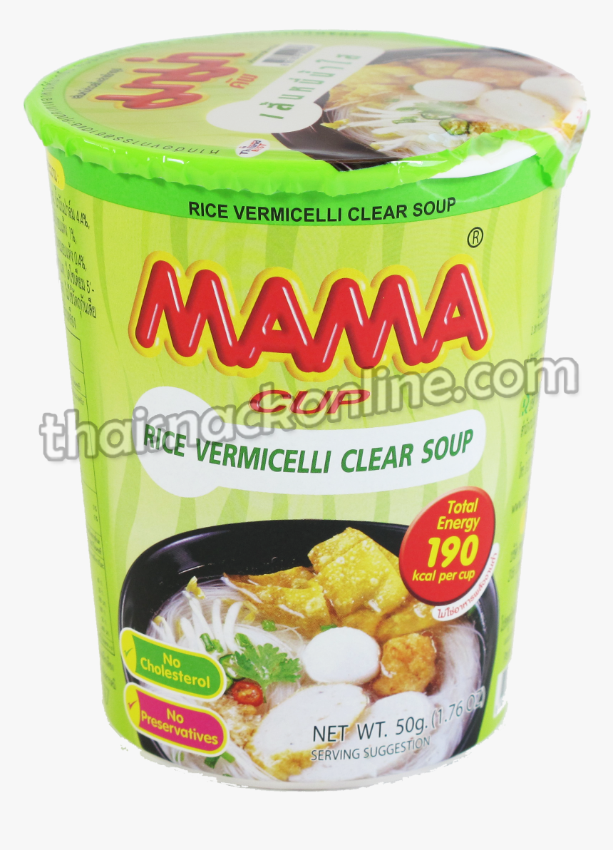 Mama Cup Rice Vermicelli Clear Soup, HD Png Download, Free Download