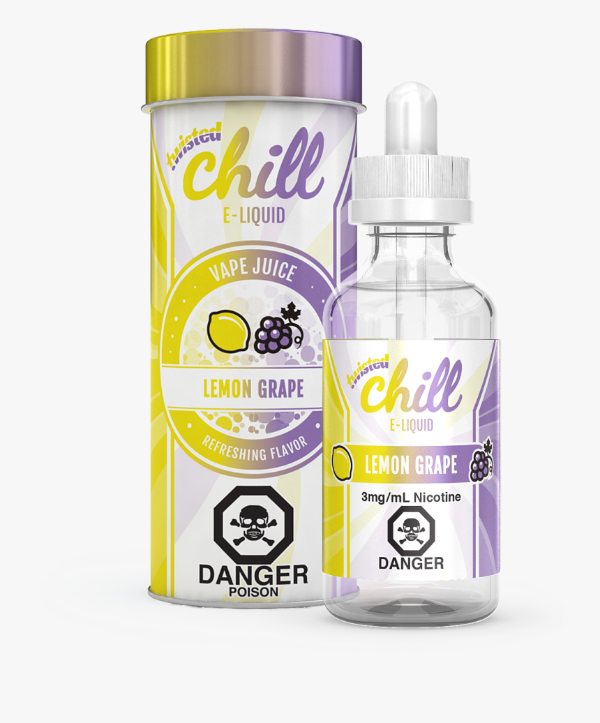 Lemon Grape E-liquid Bottle By Chill Twisted, HD Png Download, Free Download