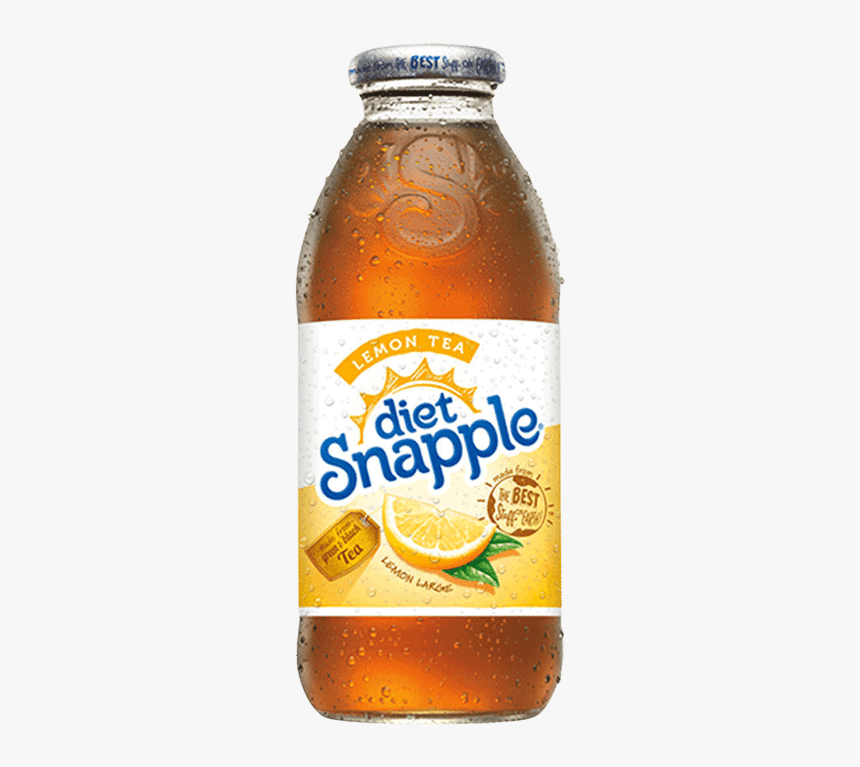 Snapple Diet Lemon Tea - Orange Soft Drink, HD Png Download, Free Download