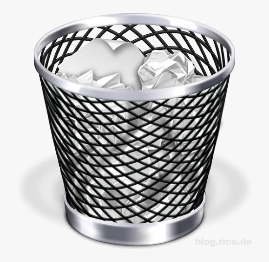 Trash Can Png Image - Mac Trash Icon, Transparent Png, Free Download