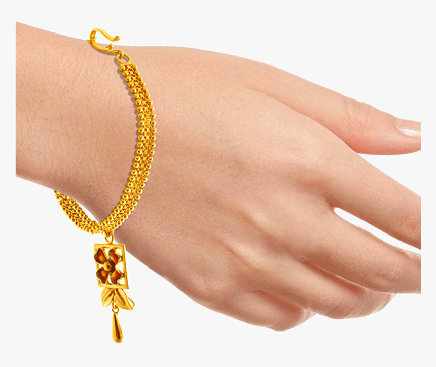 22k Yellow Gold Bracelet - Chain, HD Png Download, Free Download