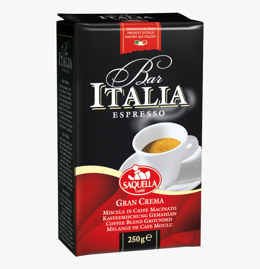 Packaging For Saquella Bar Italia Gran Crema Ground - Saquella Bar Italia Espresso Gran Crema, HD Png Download, Free Download