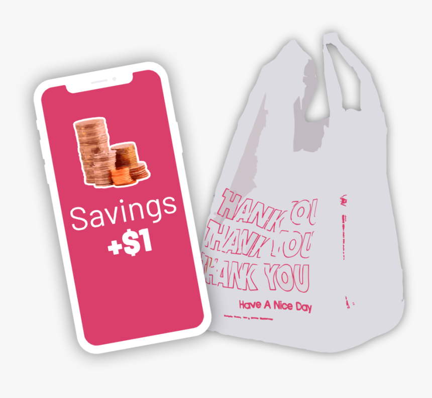 Saving Grifin Invest Save Fintech $1up Roundup - Bag, HD Png Download, Free Download