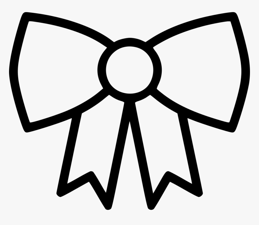 Bow Ribbon Decoration Decorate Png Icon Free - Chapeau De Clown À Colorier, Transparent Png, Free Download