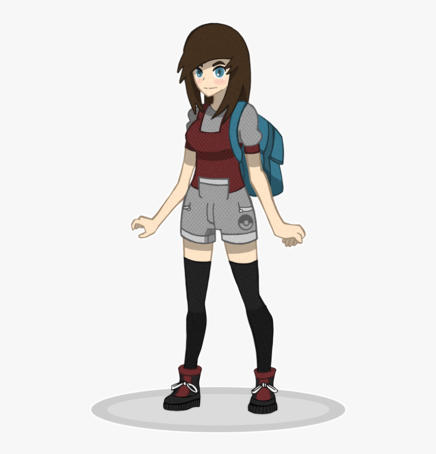 Pokemon Girl Png - Pokemon Trainer Girl Png, Transparent Png, Free Download